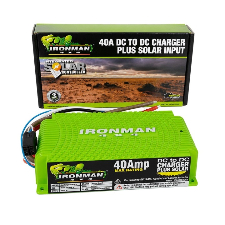 Inteligentna podwójna ładowarka 40A ironman 4x4 (IDCDCSOLAR)
