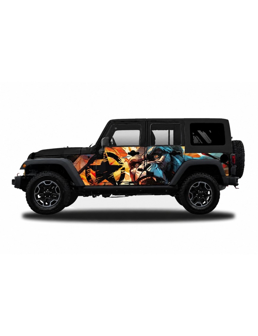 Panele ochronne 45gorilla na stałe – Jeep Wrangler JK Unlimited 4D