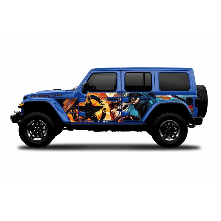 Panele ochronne 45gorilla na stałe – Jeep Wrangler JL Unlimited 4D - ujęcie 3