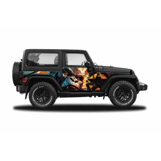 Panele ochronne 45gorilla na stałe – Jeep Wrangler JK 2D - ujęcie 2