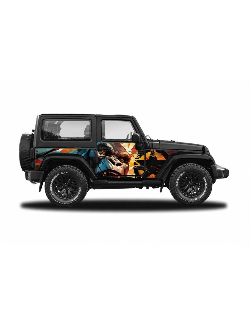 Panele ochronne 45gorilla na stałe – Jeep Wrangler JK 2D