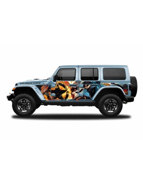 Panele ochronne 45gorilla na stałe – Jeep Wrangler JL Unlimited 4D