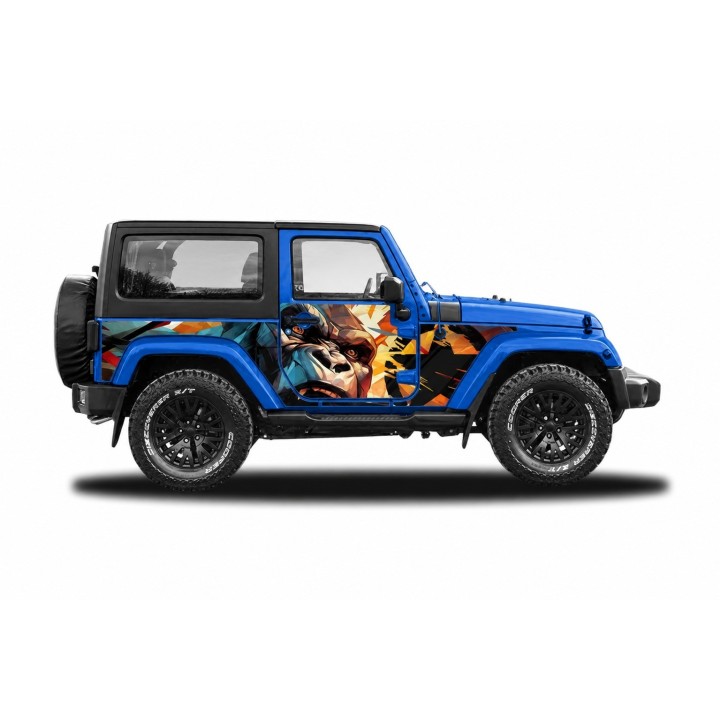 Panele ochronne 45gorilla na stałe – Jeep Wrangler JK 2D - ujęcie 3