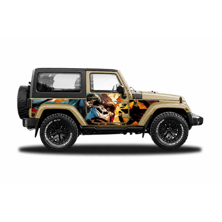 Panele ochronne 45gorilla na stałe – Jeep Wrangler JK 2D - ujęcie 4