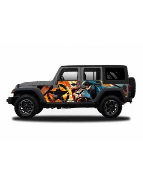 Panele ochronne 45gorilla na stałe – Jeep Wrangler JK Unlimited 4D