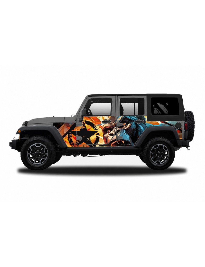 Panele ochronne 45gorilla na stałe – Jeep Wrangler JK Unlimited 4D