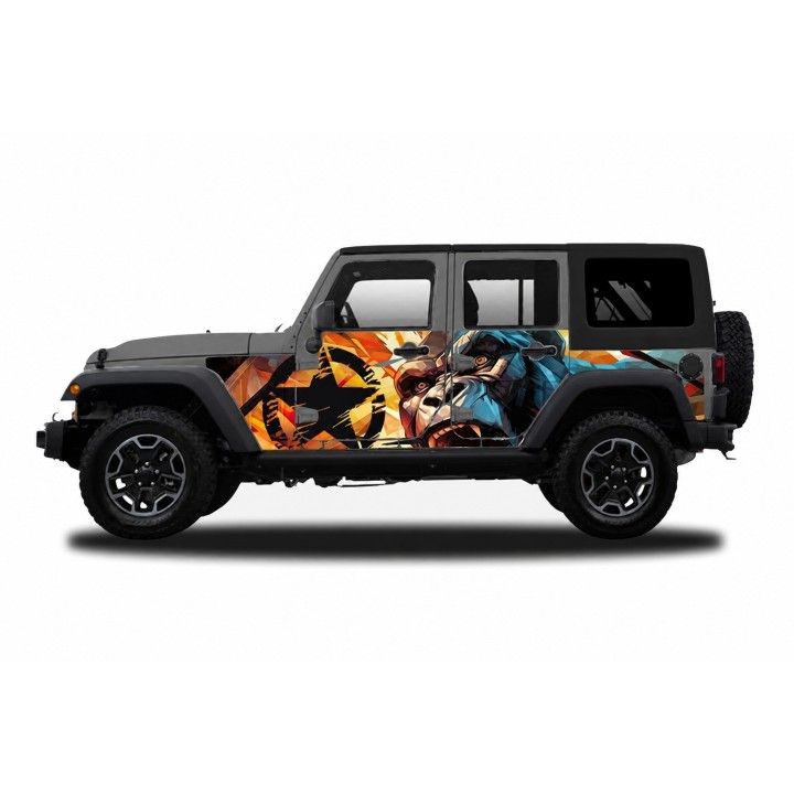 Panele ochronne 45gorilla na stałe – Jeep Wrangler JK Unlimited 4D - ujęcie 5