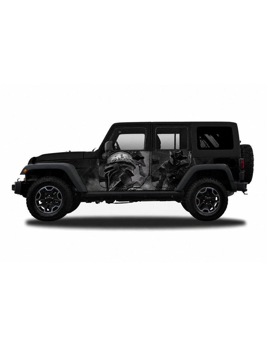 Panele ochronne 46grecko na stałe – Jeep Wrangler JK Unlimited 4D