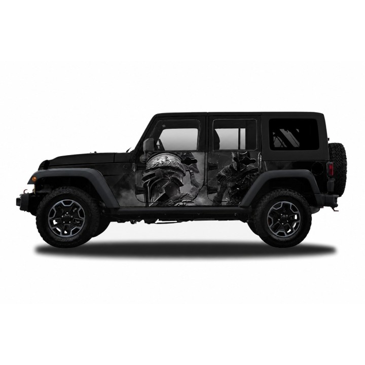 Panele ochronne 46grecko na stałe – Jeep Wrangler JK Unlimited 4D - ujęcie 2