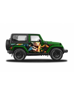 Panele ochronne 45gorilla na stałe – Jeep Wrangler JK 2D