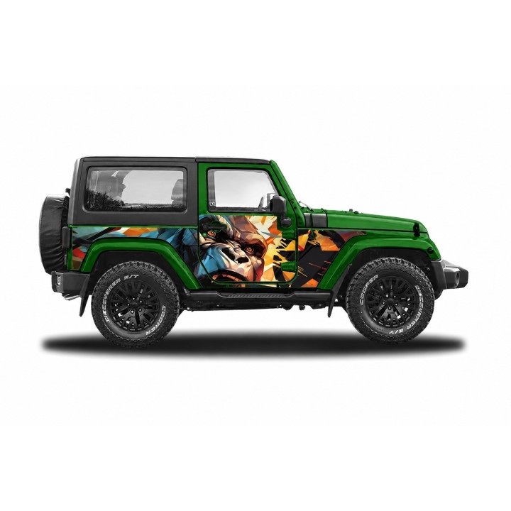 Panele ochronne 45gorilla na stałe – Jeep Wrangler JK 2D - ujęcie 5