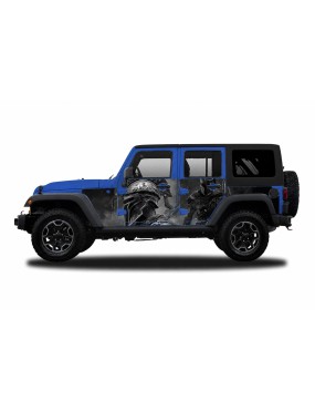 Panele ochronne 46grecko na stałe – Jeep Wrangler JK Unlimited 4D