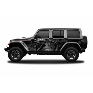 Panele ochronne 46greco na stałe – Jeep Wrangler JL Unlimited 4D