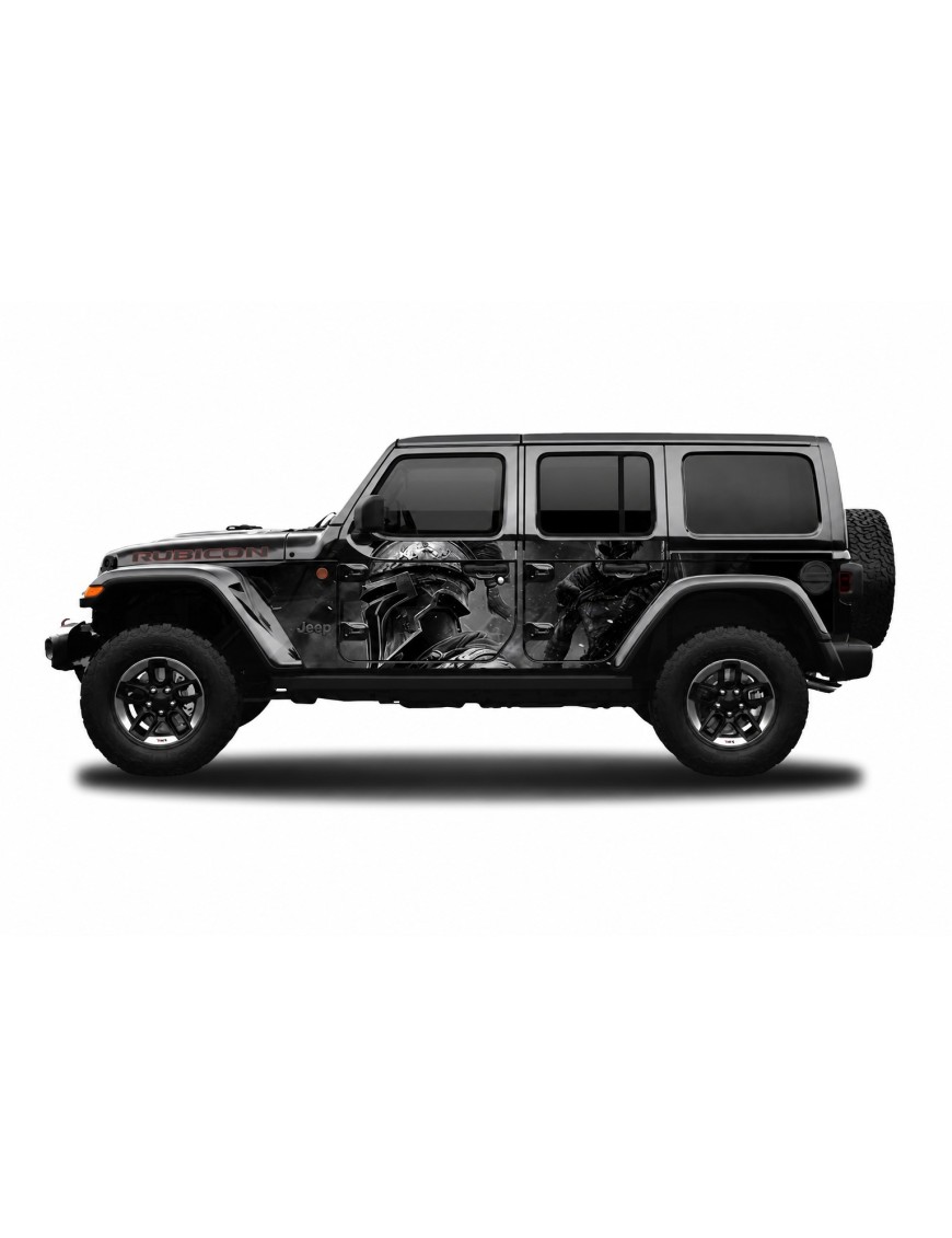 Panele ochronne 46greco na stałe – Jeep Wrangler JL Unlimited 4D