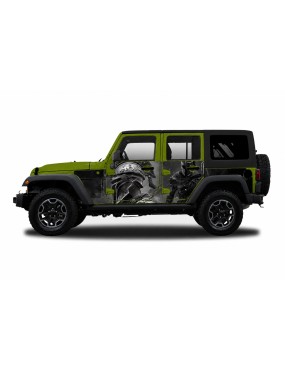 Panele ochronne 46grecko na stałe – Jeep Wrangler JK Unlimited 4D