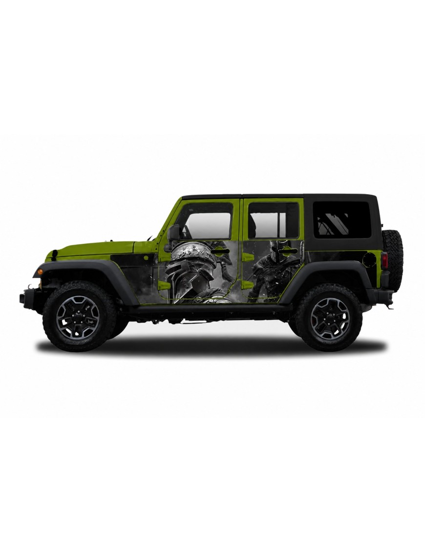 Panele ochronne 46grecko na stałe – Jeep Wrangler JK Unlimited 4D