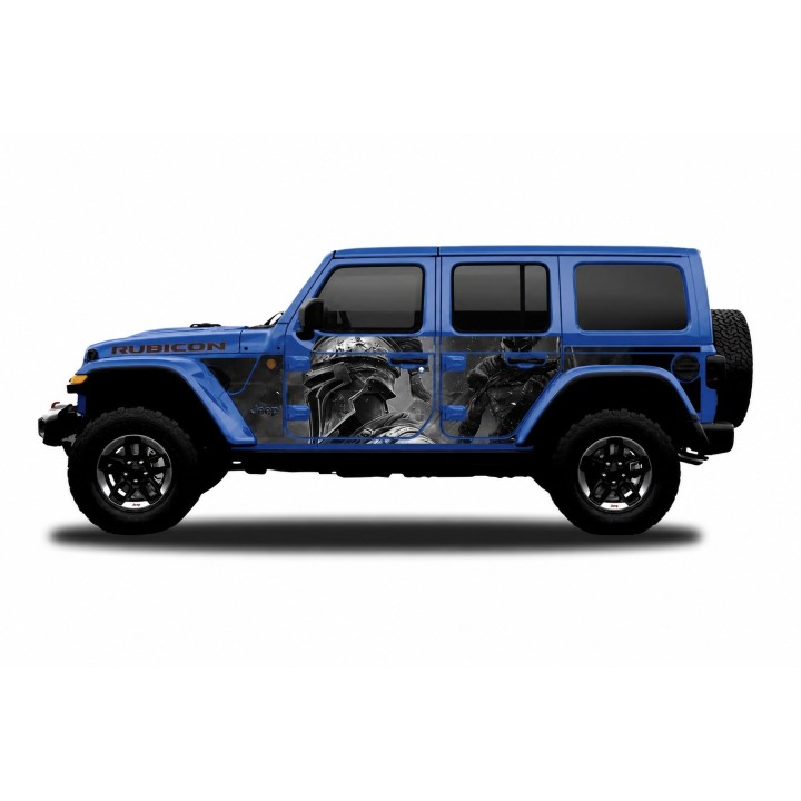 Panele ochronne 46greco na stałe – Jeep Wrangler JL Unlimited 4D - ujęcie 2