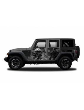 Panele ochronne 46grecko na stałe – Jeep Wrangler JK Unlimited 4D