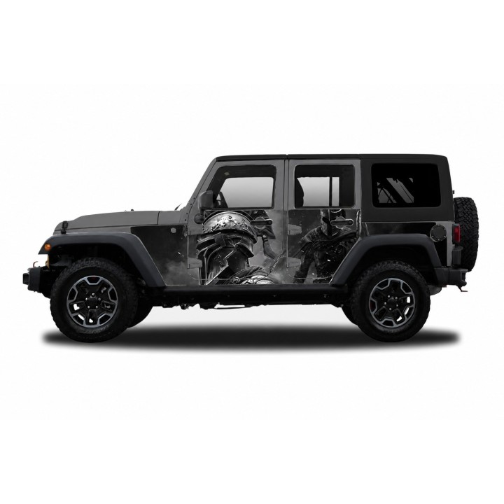 Panele ochronne 46grecko na stałe – Jeep Wrangler JK Unlimited 4D - ujęcie 5