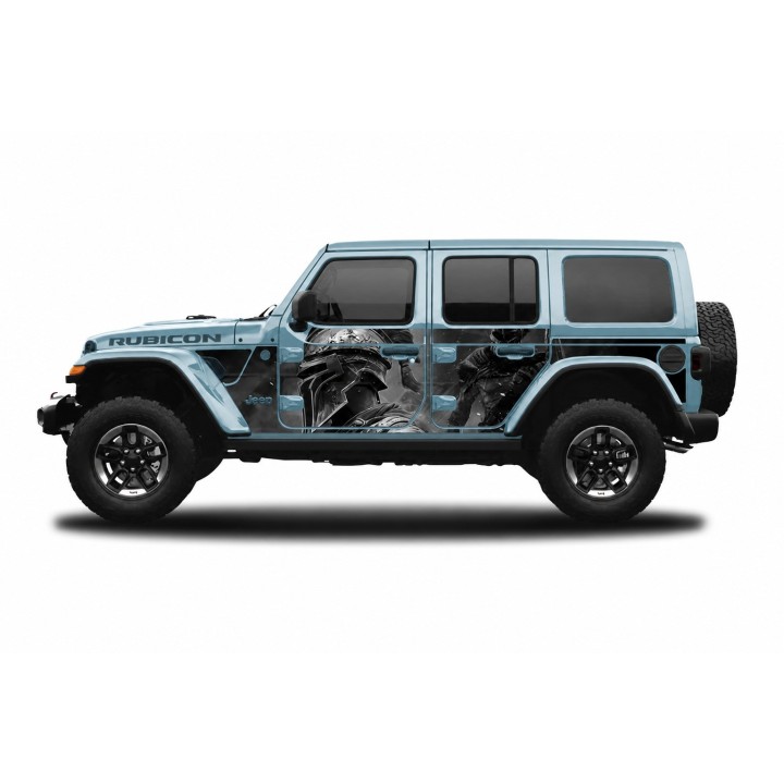 Panele ochronne 46greco na stałe – Jeep Wrangler JL Unlimited 4D - ujęcie 3