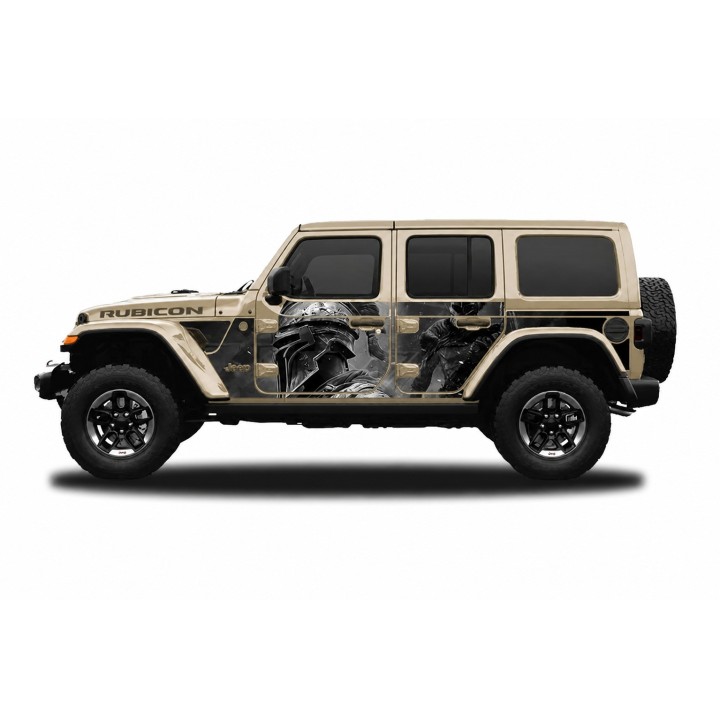 Panele ochronne 46greco na stałe – Jeep Wrangler JL Unlimited 4D - ujęcie 4