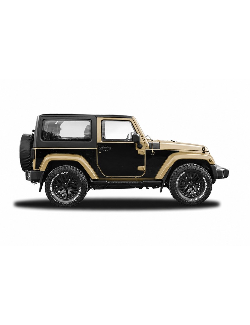 Panele ochronne 46greco na stałe – Jeep Wrangler JK 2D