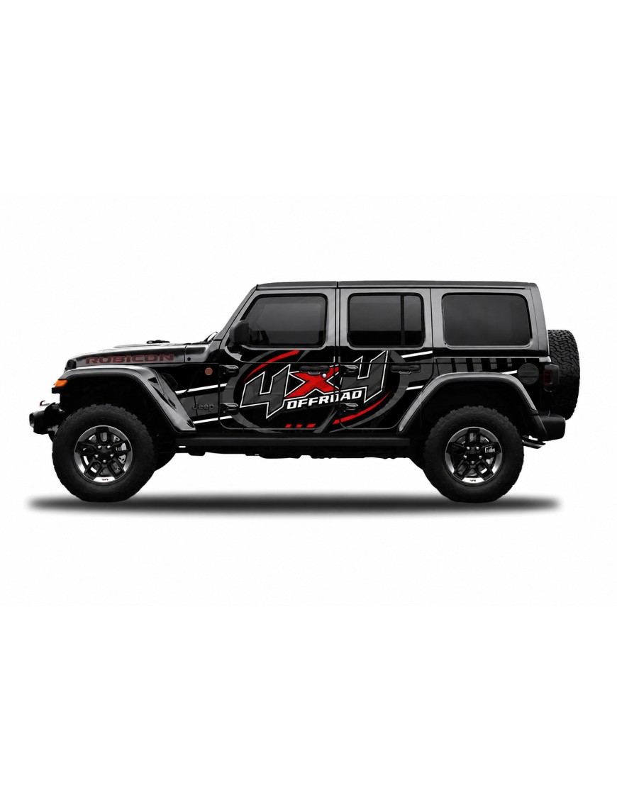 Panele ochronne 47offroad na stałe – Jeep Wrangler JL Unlimited 4D
