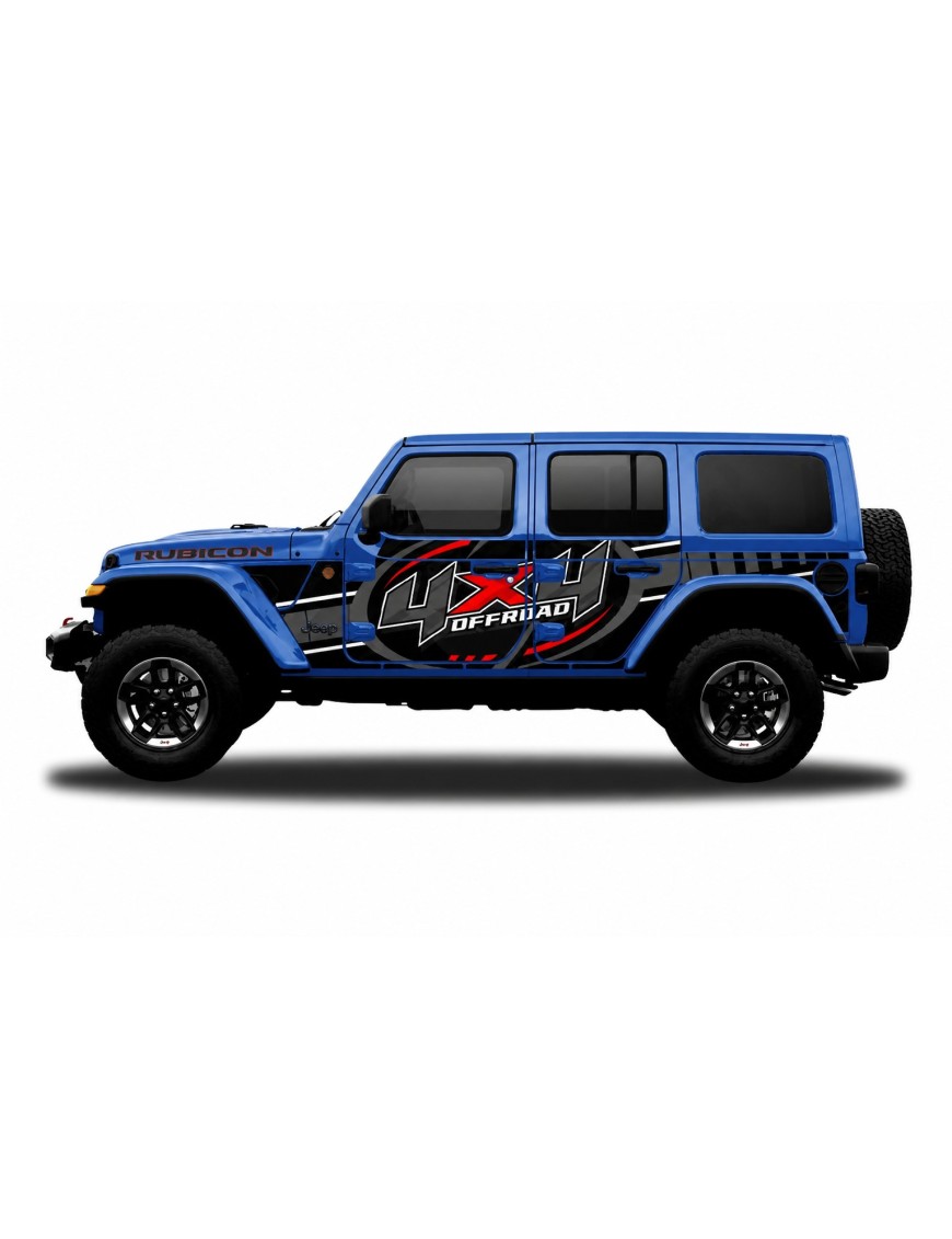 Panele ochronne 47offroad na stałe – Jeep Wrangler JL Unlimited 4D