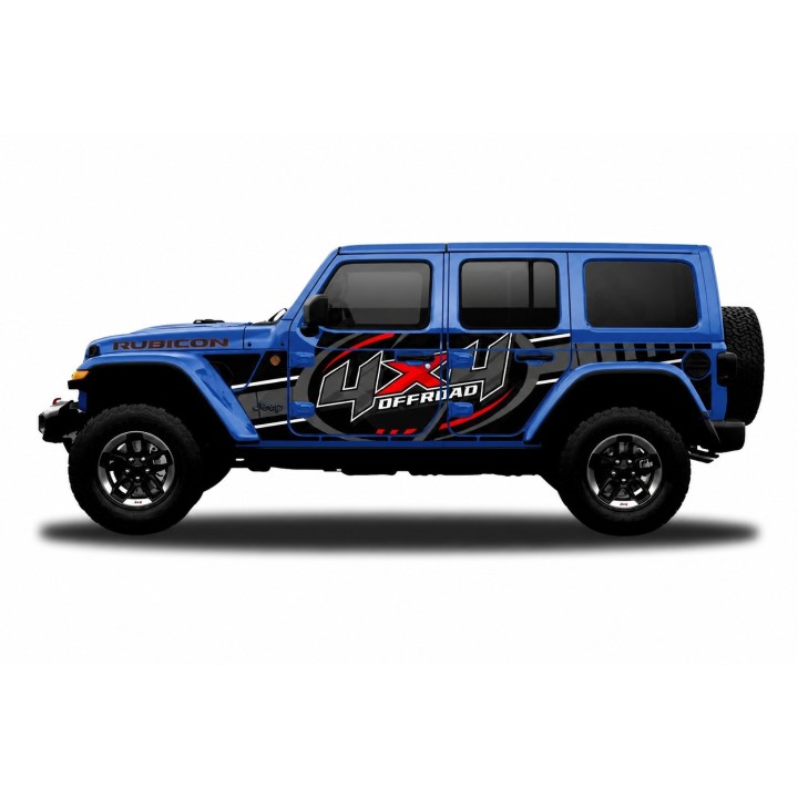 Panele ochronne 47offroad na stałe – Jeep Wrangler JL Unlimited 4D - ujęcie 3
