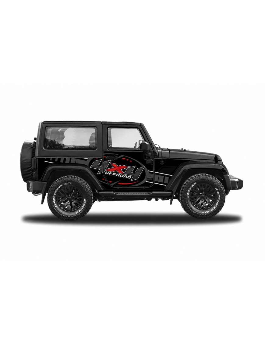 Panele ochronne 47offroad na stałe – Jeep Wrangler JK 2D