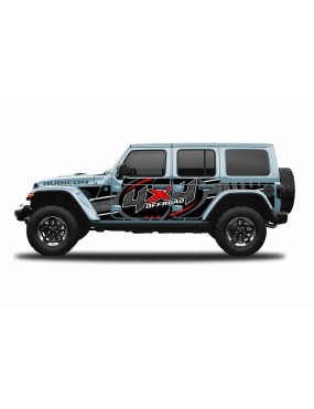 Panele ochronne 47offroad na stałe – Jeep Wrangler JL Unlimited 4D