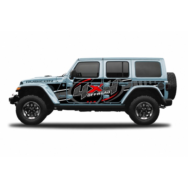 Panele ochronne 47offroad na stałe – Jeep Wrangler JL Unlimited 4D - ujęcie 4