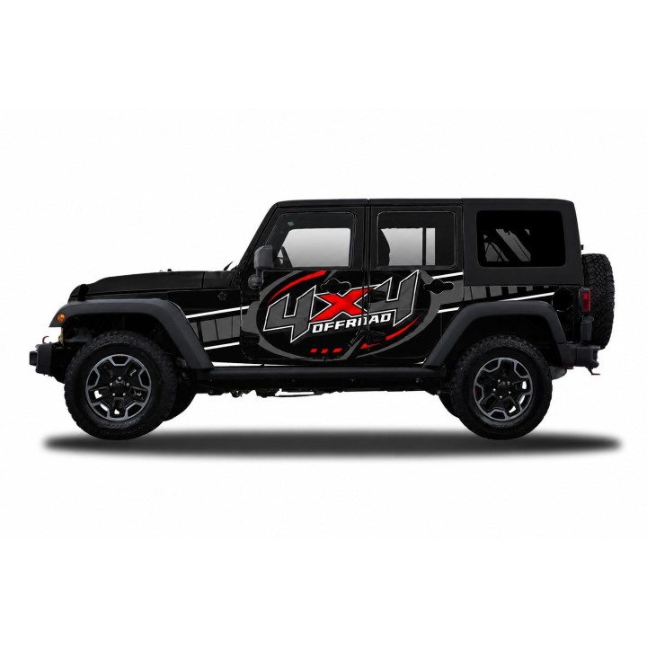 Panele ochronne 47offroad na stałe – Jeep Wrangler JK Unlimited 4D - ujęcie 2