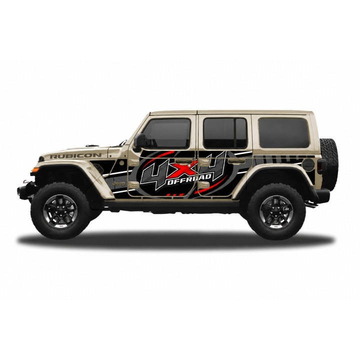 Panele ochronne 47offroad na stałe – Jeep Wrangler JL Unlimited 4D - ujęcie 5