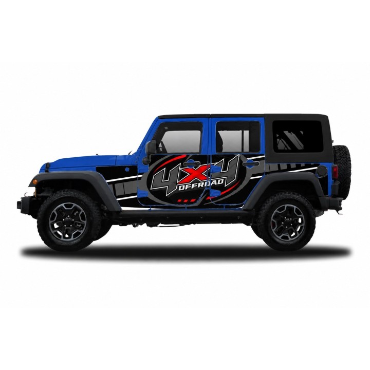 Panele ochronne 47offroad na stałe – Jeep Wrangler JK Unlimited 4D - ujęcie 3