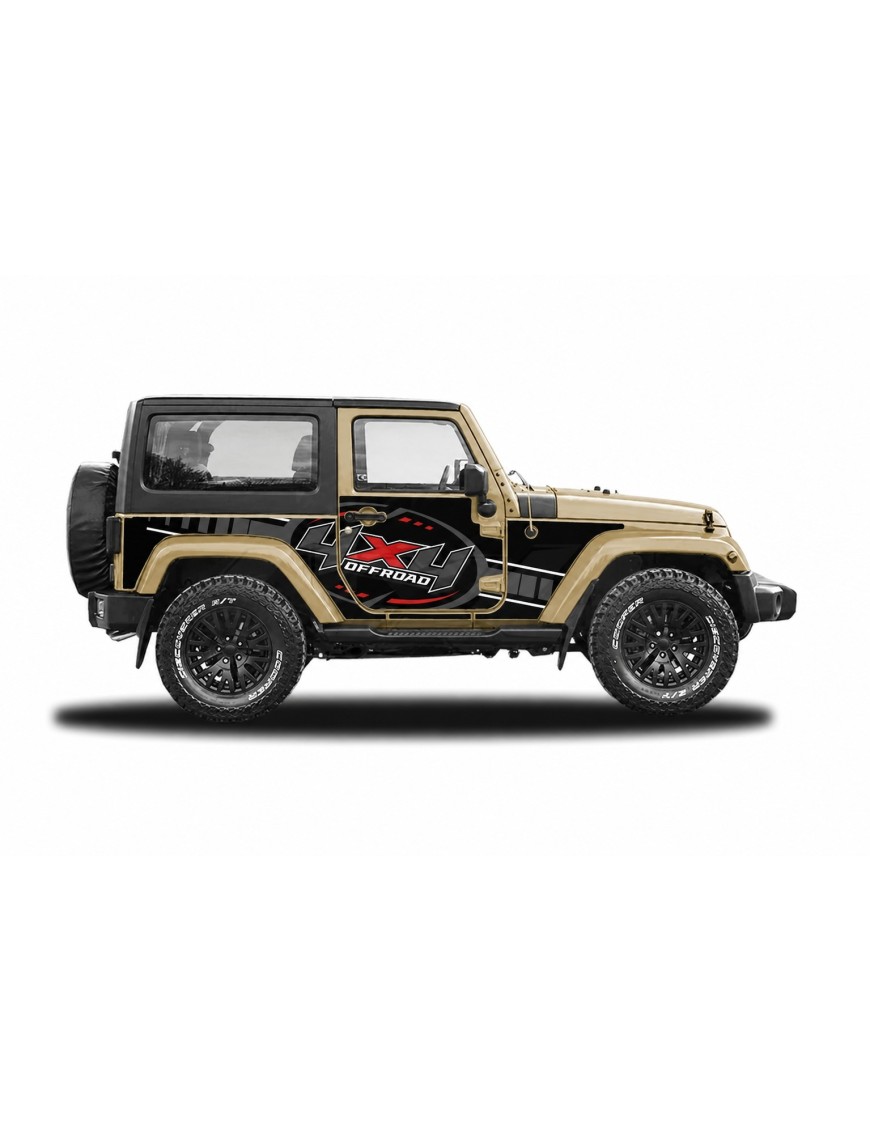 Panele ochronne 47offroad na stałe – Jeep Wrangler JK 2D