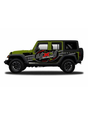 Panele ochronne 47offroad na stałe – Jeep Wrangler JK Unlimited 4D