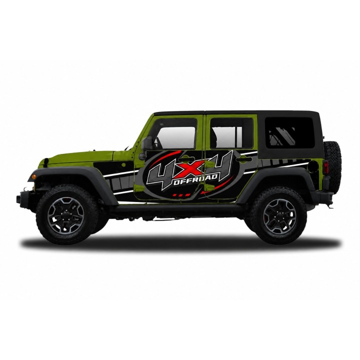 Panele ochronne 47offroad na stałe – Jeep Wrangler JK Unlimited 4D - ujęcie 4