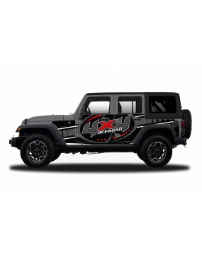 Panele ochronne 47offroad na stałe – Jeep Wrangler JK Unlimited 4D