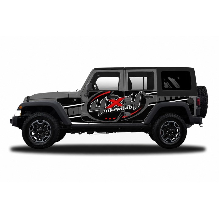 Panele ochronne 47offroad na stałe – Jeep Wrangler JK Unlimited 4D - ujęcie 5