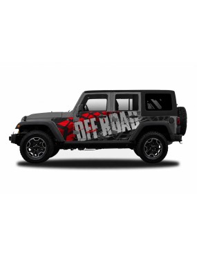 Panele ochronne 48offroad na stałe – Jeep Wrangler JK Unlimited 4D