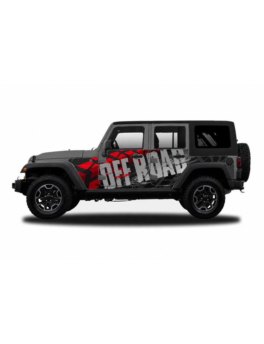 Panele ochronne 48offroad na stałe – Jeep Wrangler JK Unlimited 4D