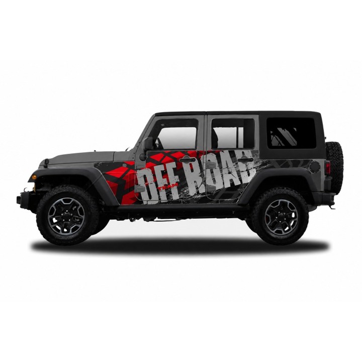Panele ochronne 48offroad na stałe – Jeep Wrangler JK Unlimited 4D - ujęcie 3