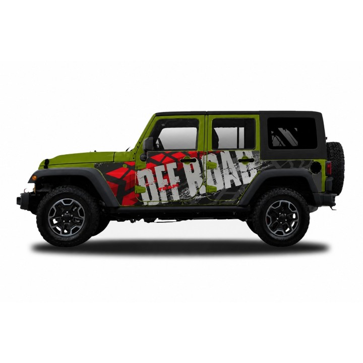 Panele ochronne 48offroad na stałe – Jeep Wrangler JK Unlimited 4D - ujęcie 4
