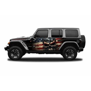 Panele ochronne 5skull na stałe – Jeep Wrangler JL Unlimited 4D - ujęcie 2