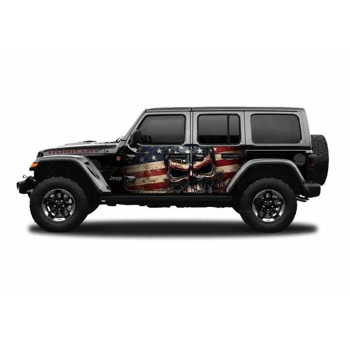 Panele ochronne 5skull na stałe – Jeep Wrangler JL Unlimited 4D - ujęcie 2
