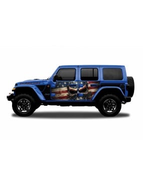 Panele ochronne 5skull na stałe – Jeep Wrangler JL Unlimited 4D