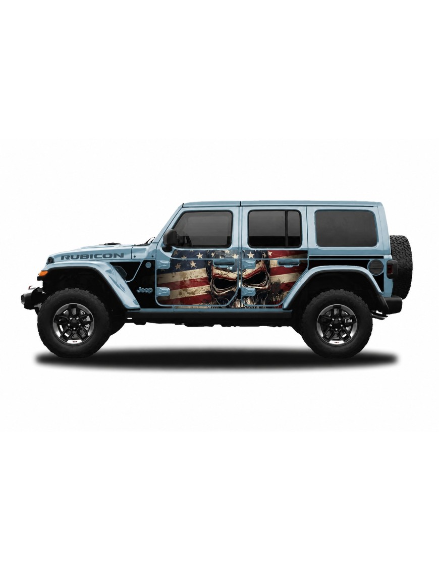 Panele ochronne 5skull na stałe – Jeep Wrangler JL Unlimited 4D