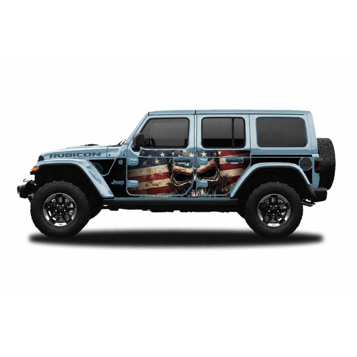Panele ochronne 5skull na stałe – Jeep Wrangler JL Unlimited 4D - ujęcie 4