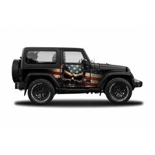 Panele ochronne 5skull Jeep Wrangler JK 2D — na stałe - ujęcie 2